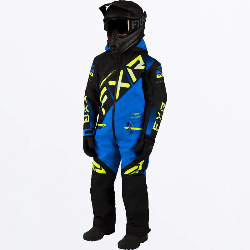 Youth CX Monosuit  - Black/Blue/Hi Vis
