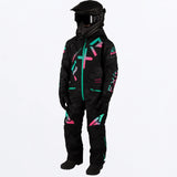 Child CX Monosuit 2023 - Black Camo/Mint-E Pink Fade