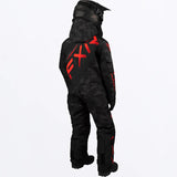 Youth CX Monosuit 2024 - Black Camo/Red Fade