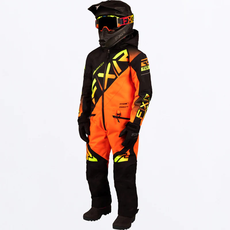 Child CX Monosuit - Black/Inferno