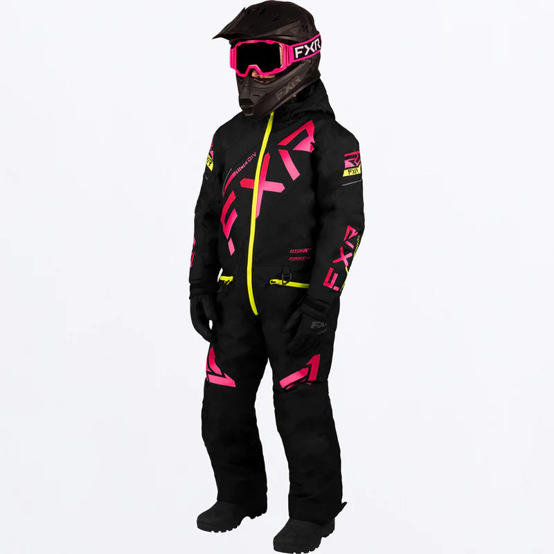 Youth CX Monosuit 2026 - Black/Raspberry Fade