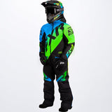 Child/Youth CX Monosuit 2022 - Lime-Blue Fade/Black