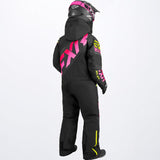 Youth CX Monosuit 2023 - Black/Raspberry Fade/Hi VIs