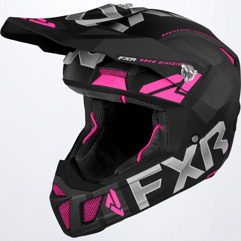 Clutch Evo Helmet 2023- Black/Electric Pink