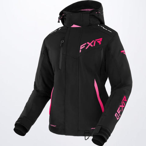 W Edge Jacket 22 - Black/Electric Pink-Raspberry Fade