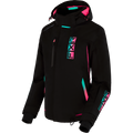 Women's Evo FX Jacket 2026 - Black/Mint-Electric Pink Fade