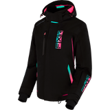Women's Evo FX Jacket 2025 - Black/Mint-Electric Pink Fade