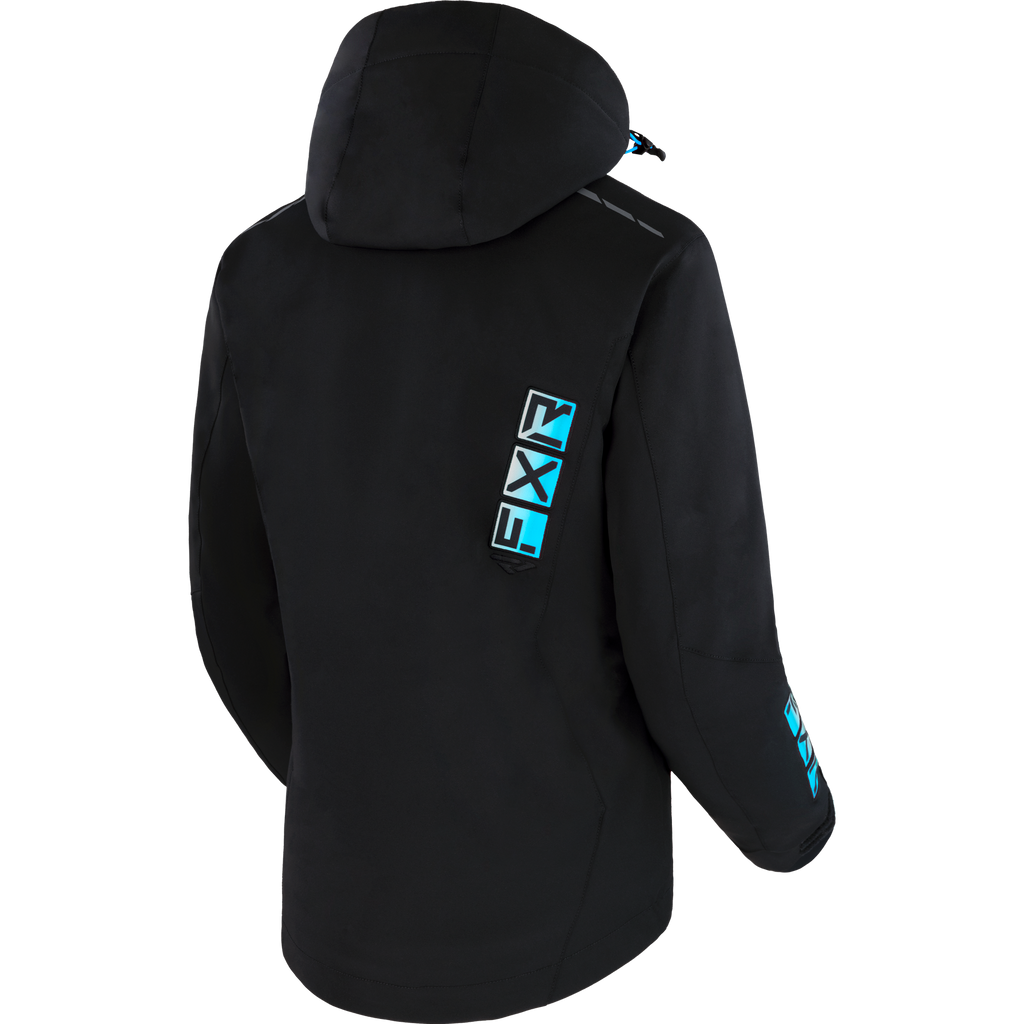 Women's Evo FX Jacket 2026- Black/Sky-White Fade