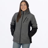 W Vertical Pro Insulated Softshell Jacket 2023 - Grey Heather/Black
