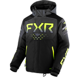 Youth Helium Jacket 2023 - Black/Char Fade/HiVis
