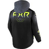 Youth Helium Jacket 2023 - Black/Char Fade/HiVis