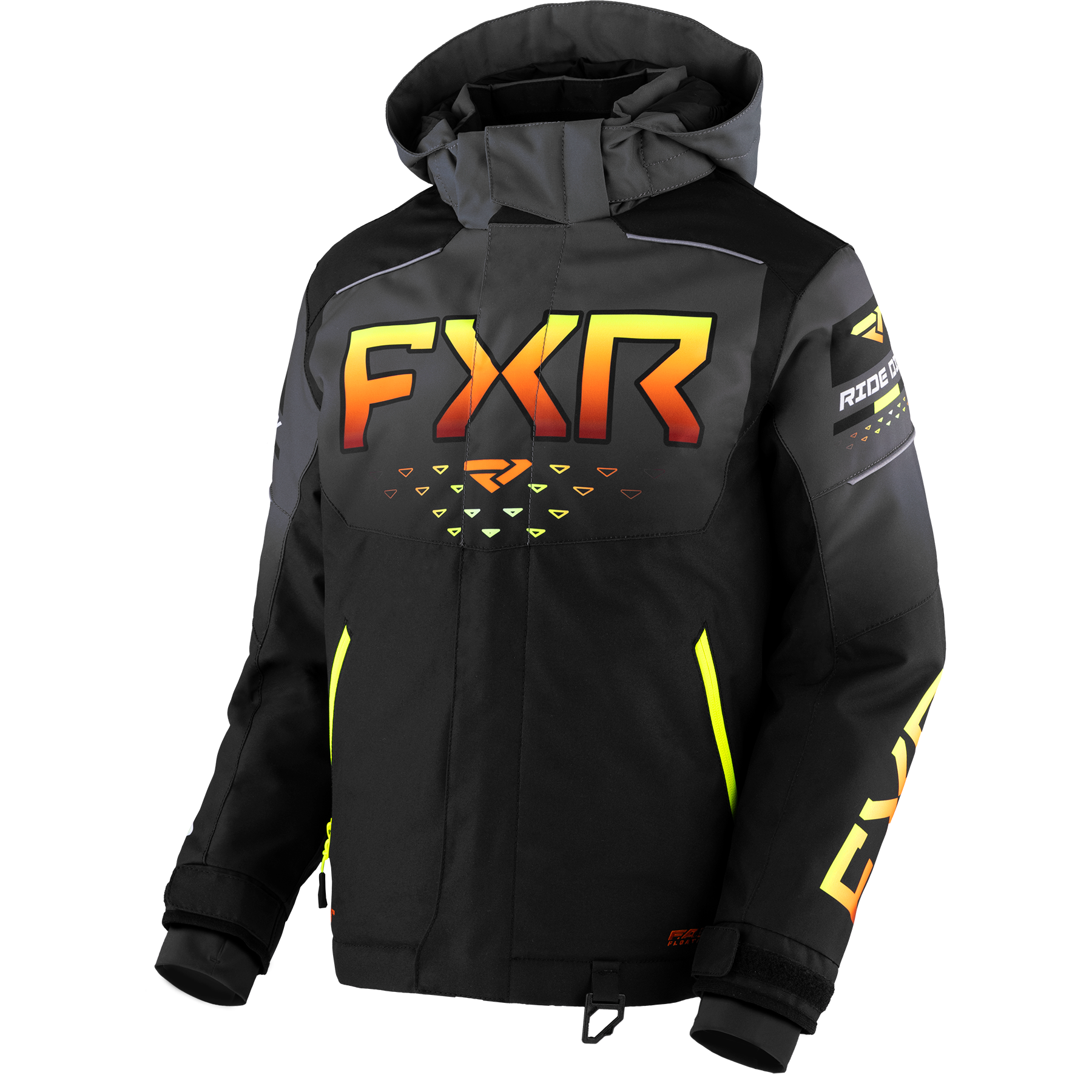 Youth Helium Jacket 2026 - Black/Char/Inferno