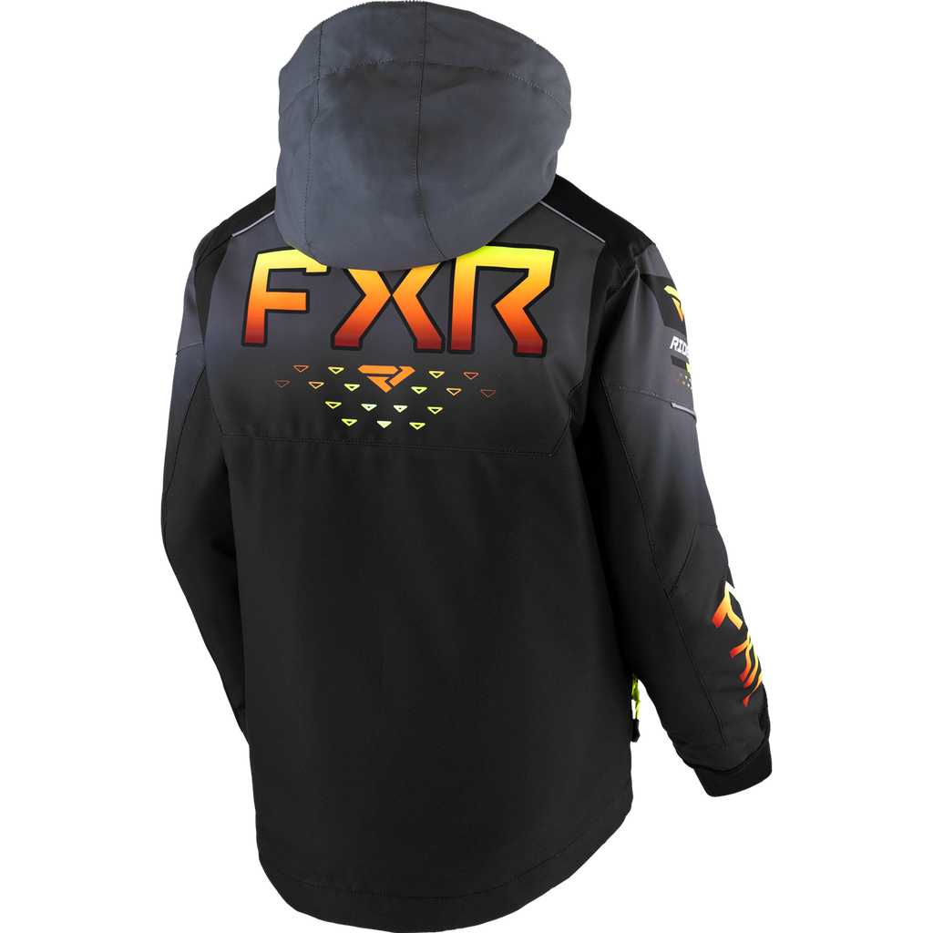 Youth Helium Jacket 2026 - Black/Char/Inferno