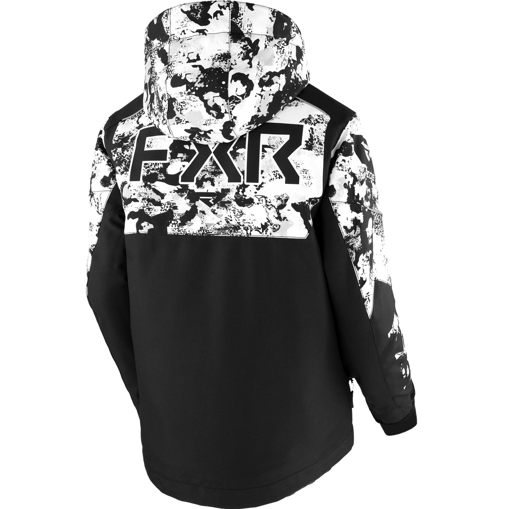 Child Helium Jacket 2026 - Black/White Camo