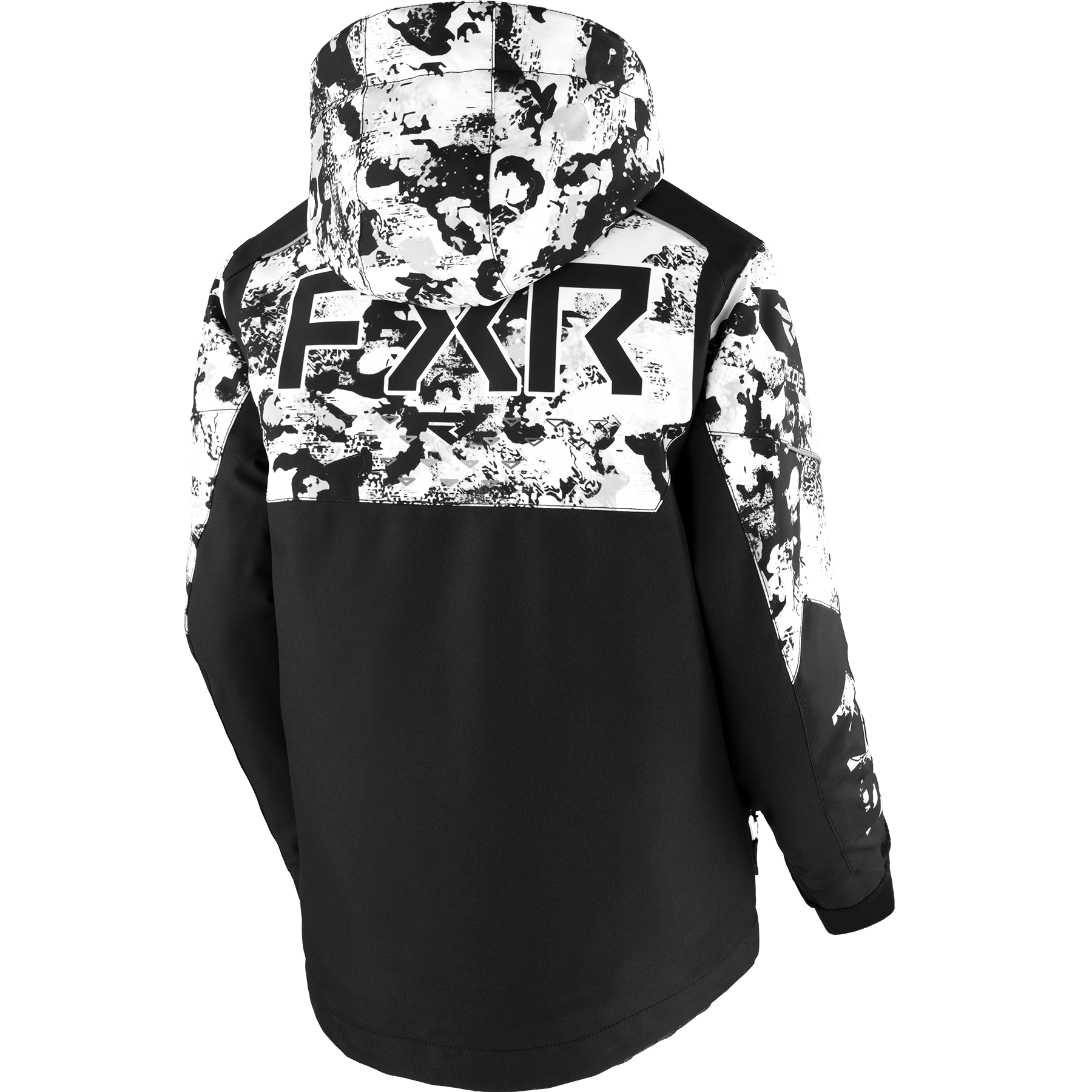 Child Helium Jacket 2026 - Black/White Camo