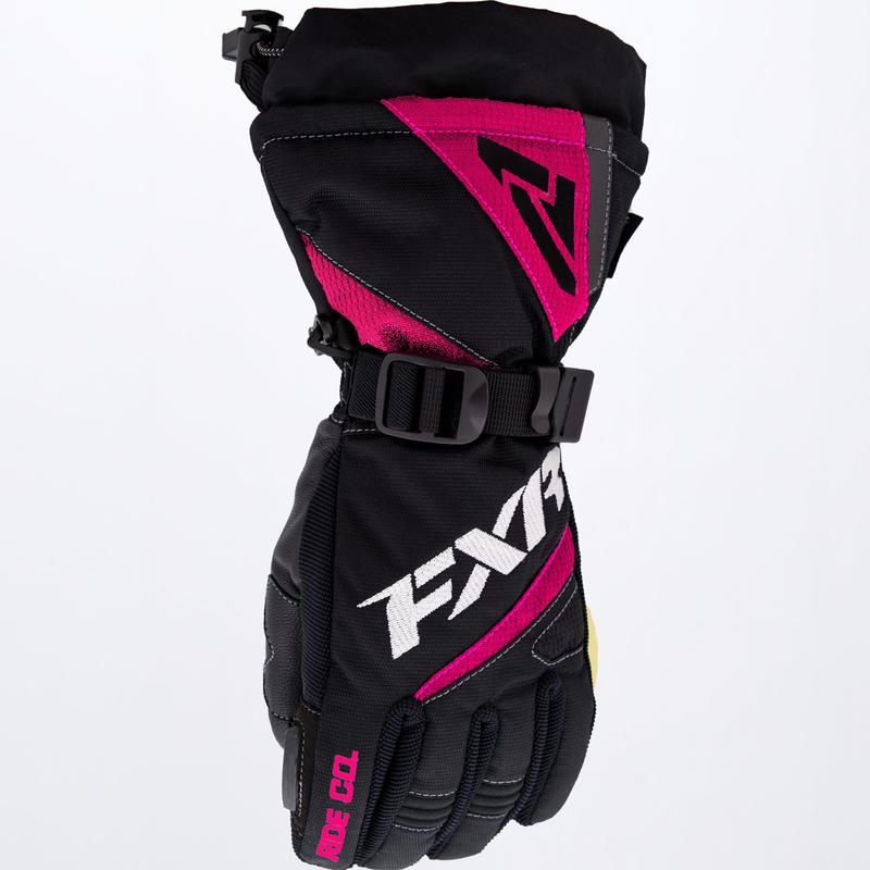 Youth Helix Race Glove 2026 - Black/Fuchsia