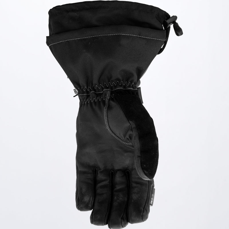 Hybrid Helium Leather Gauntlet 2026 - Black