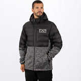 M Excursion LT Hybrid Quilted Hoodie 2022 - Black/Grey Heather