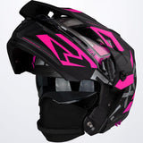 Maverick X Helmet w/ Electric Heated Shield 2024- Black/Fuchsia