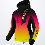W Pulse Jacket 2022 - Raspberry-Hi Vis Fade