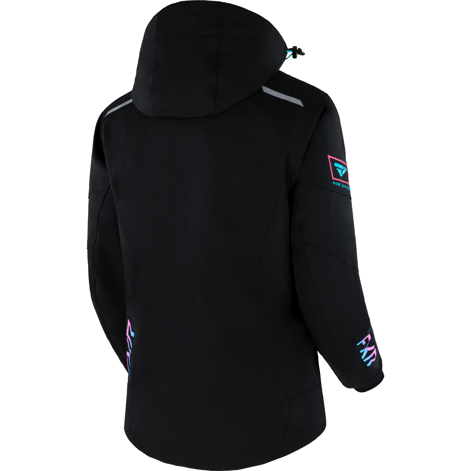 Women's Renegade FX Jacket 2026 - Black/Sky Blue-Electric Pink Fade