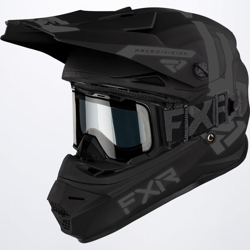 FXR Youth Legion QRS Helmet  - Black Ops