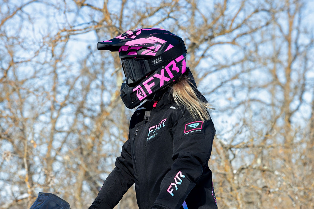 Women's Renegade FX Jacket 2026 - Black/Sky Blue-Electric Pink Fade